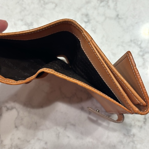 Burberry Canvas Plaid Nova Check Light Blue Compact Fold Wallet - Picture 10 of 10